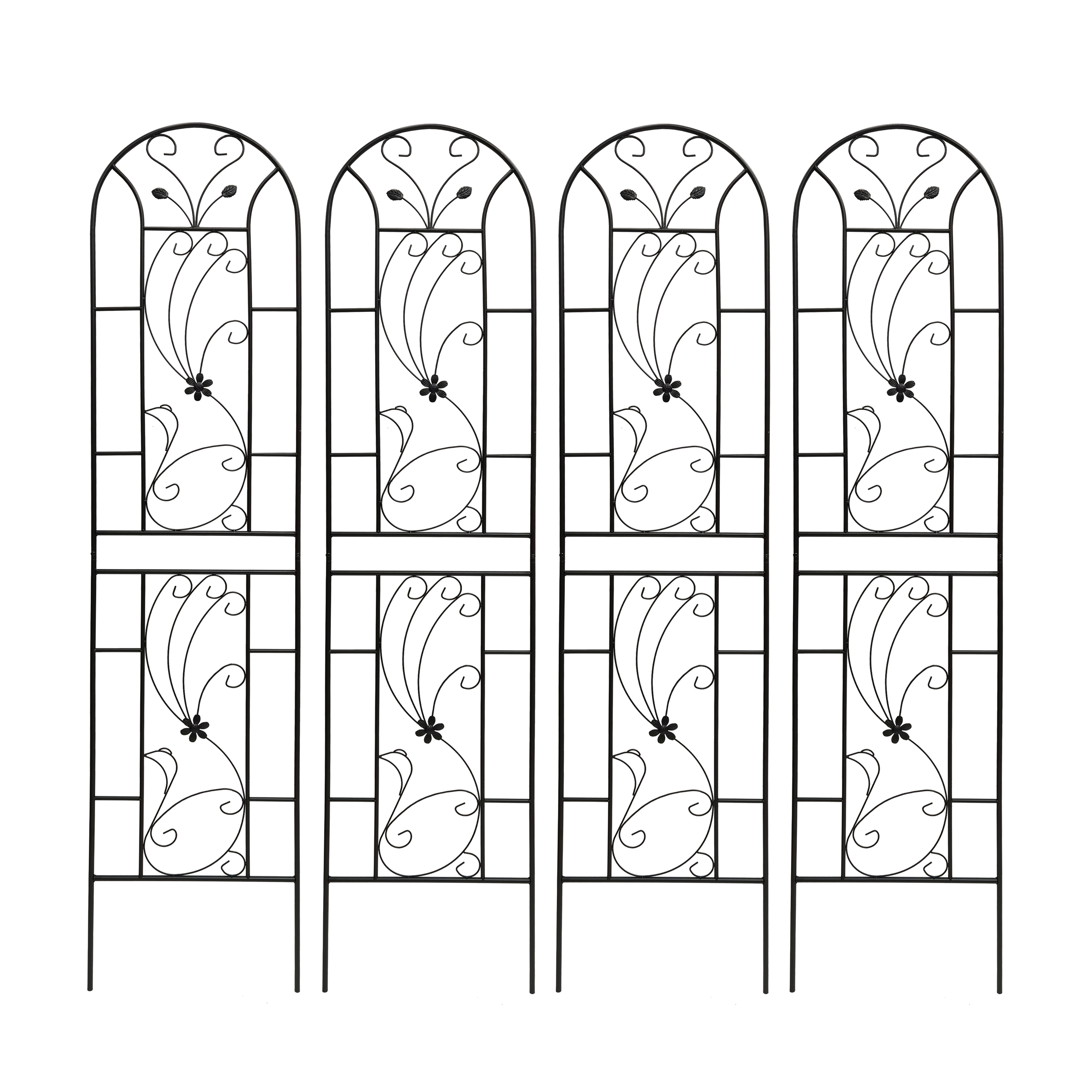 2 Pack Metal Garden Trellis