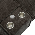 111" Sectional Sofa Chenille Upholstered Sofa