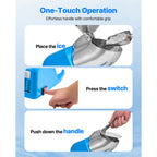 Ice Crusher Machine - 286lbs Per Hour Electric Snow Cone Maker
