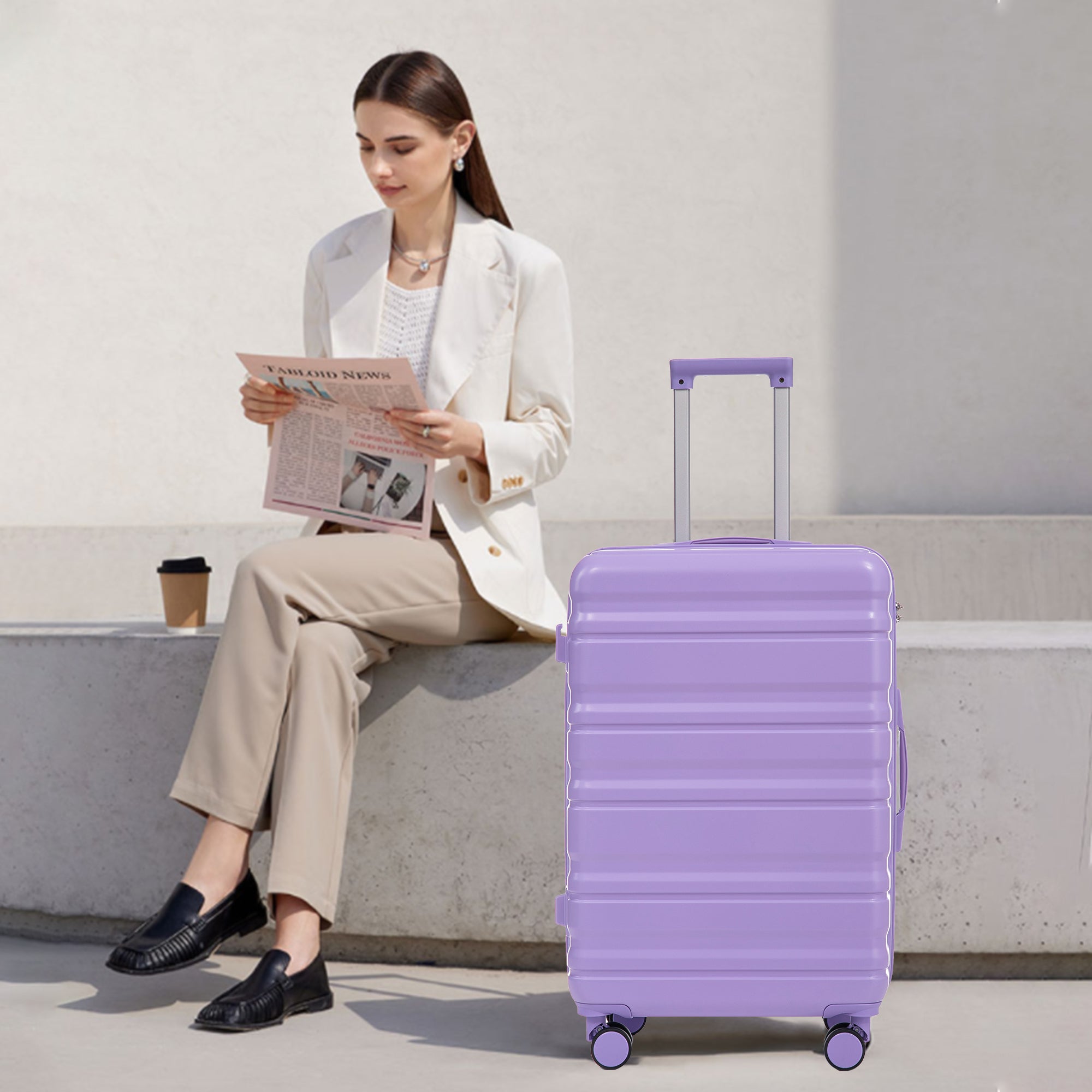 HIFINE TOURIST 20"/24"/28" 3 pcs/set in ABS Spinner Wheel Luggage