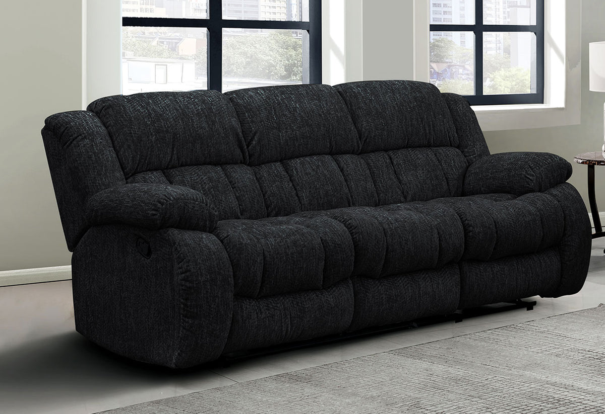 Stonic Ebony Reclining Sofa