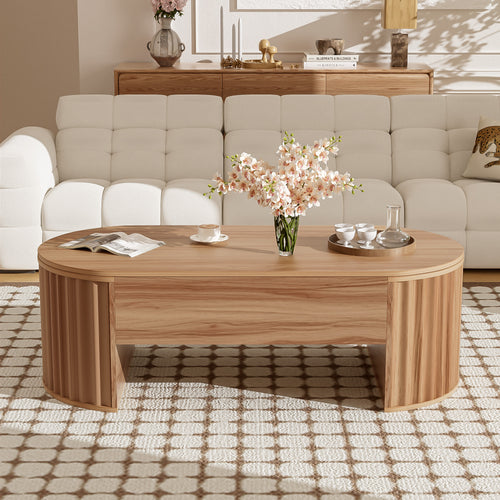 U-Can 47.2'' Lift Top Coffee Table with Hidden Compartment