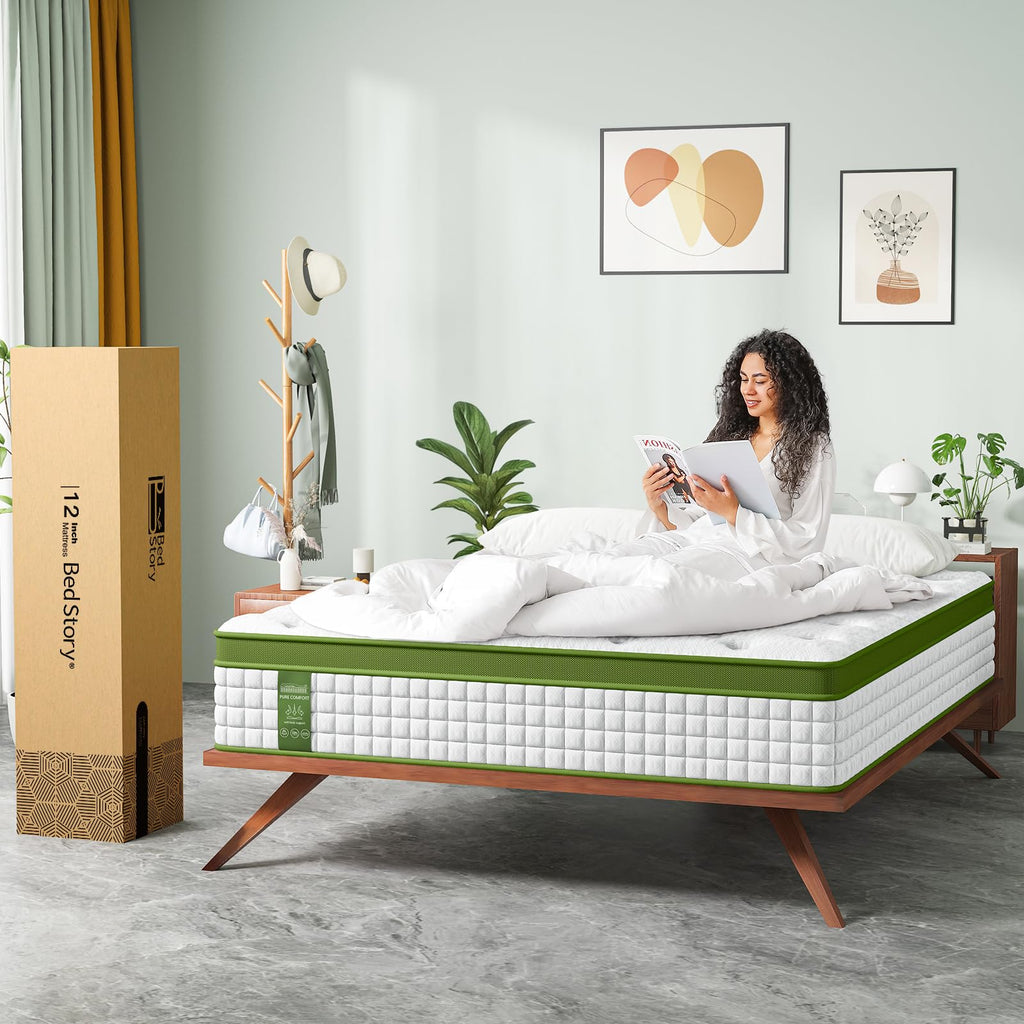 14 Inch Queen Size Hybrid Mattress in a Box