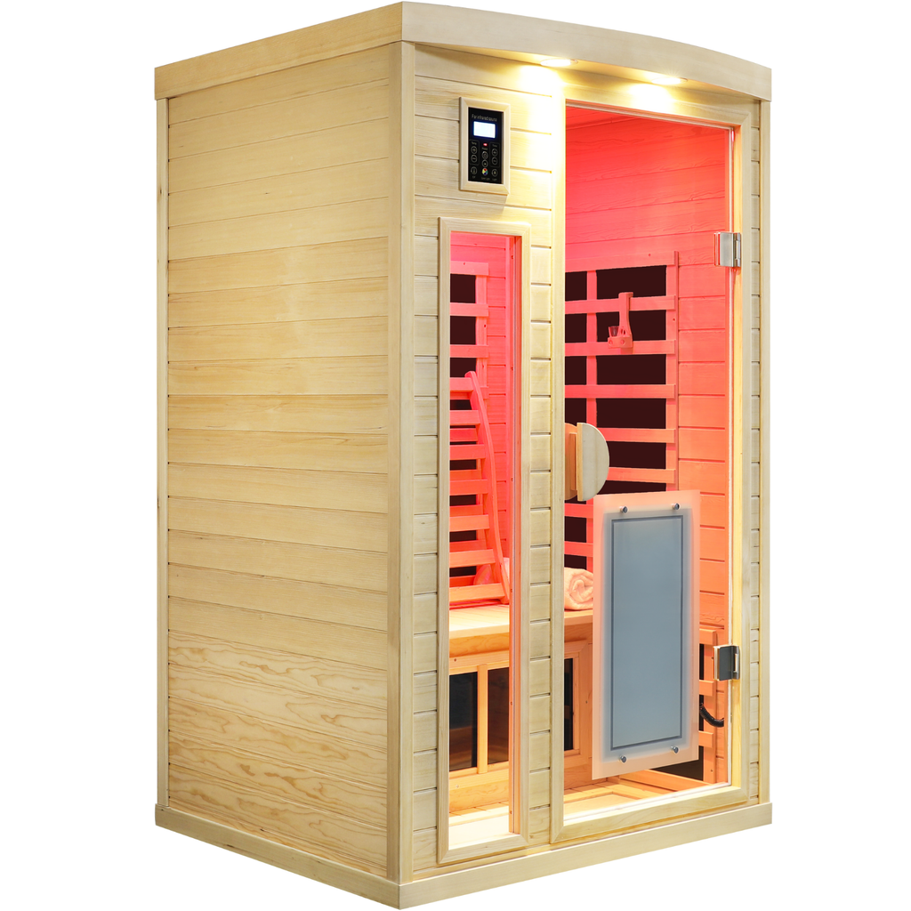 Two-Person Hemlock Far-Infrared Heating Sauna