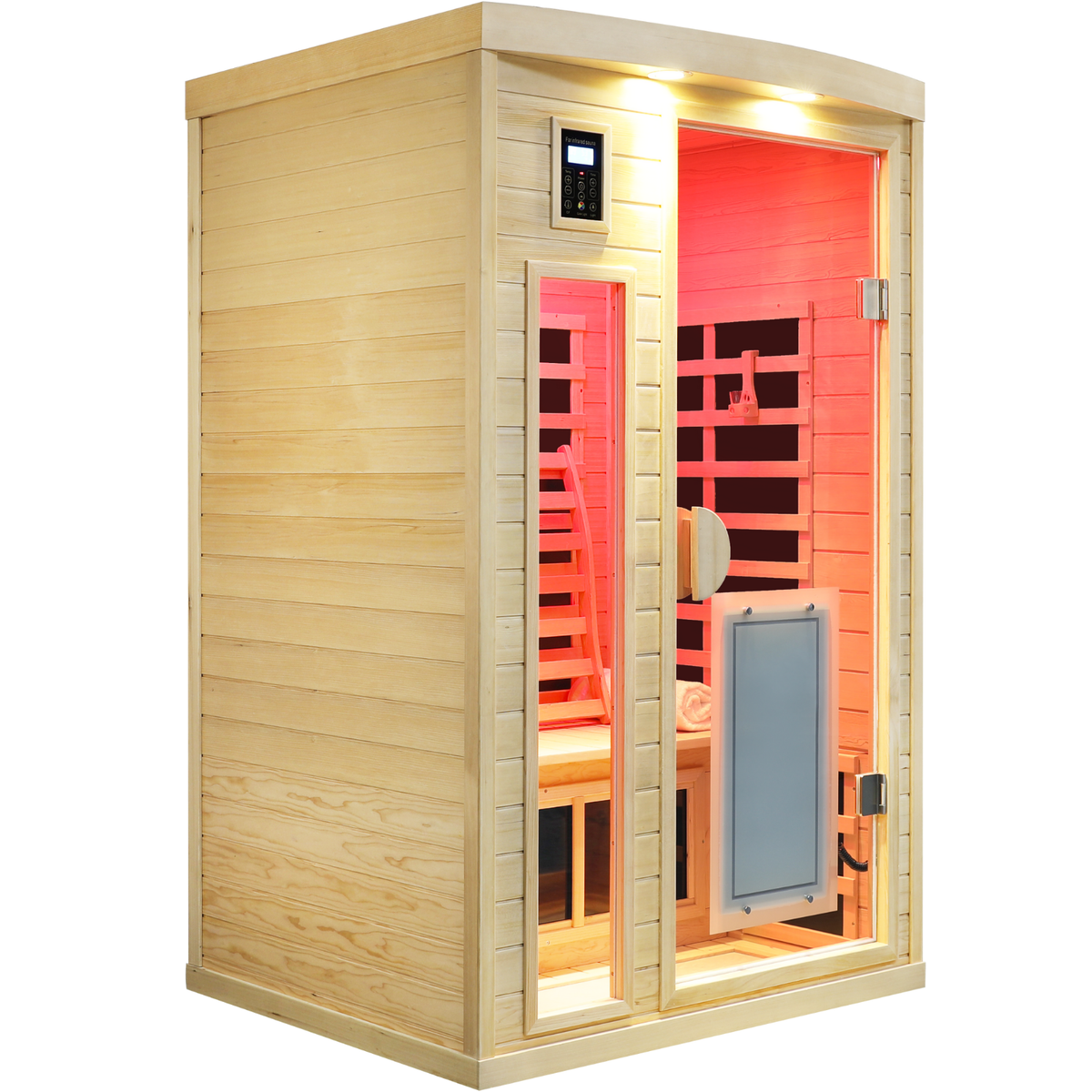 Two-Person Hemlock Far-Infrared Heating Sauna