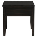 Sutter Distressed Java 1-Drawer Square End Table