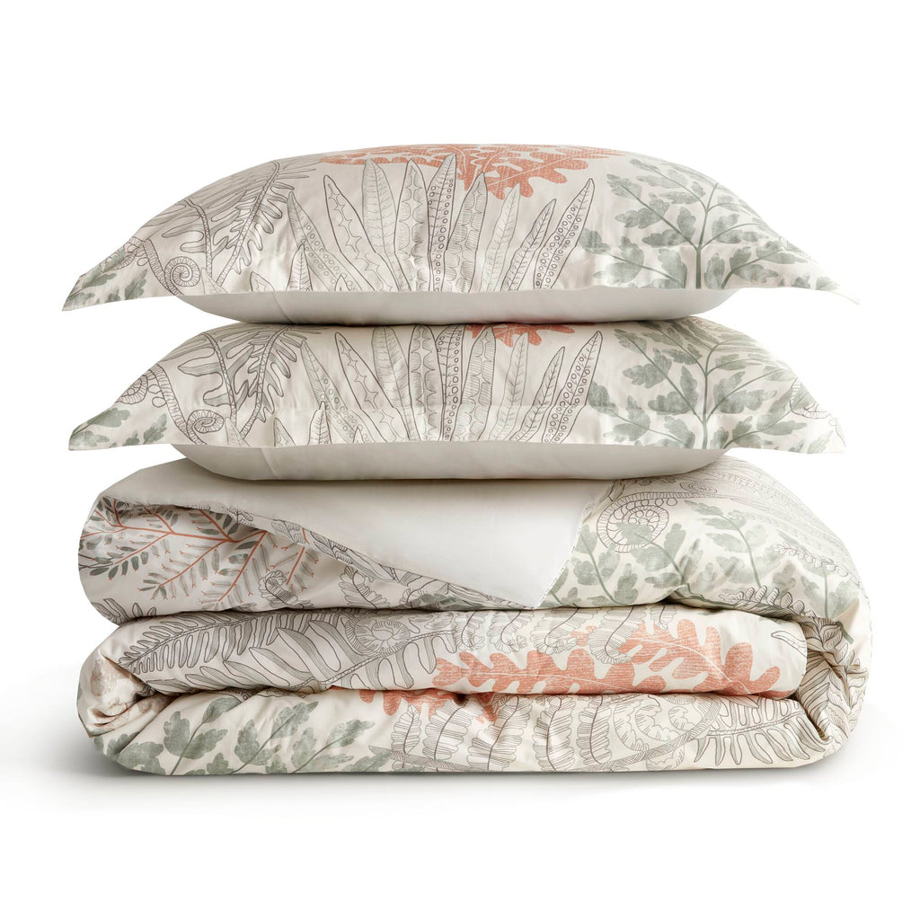 3-Piece Full/Queen 100% Cotton Sateen Duvet Cover Set