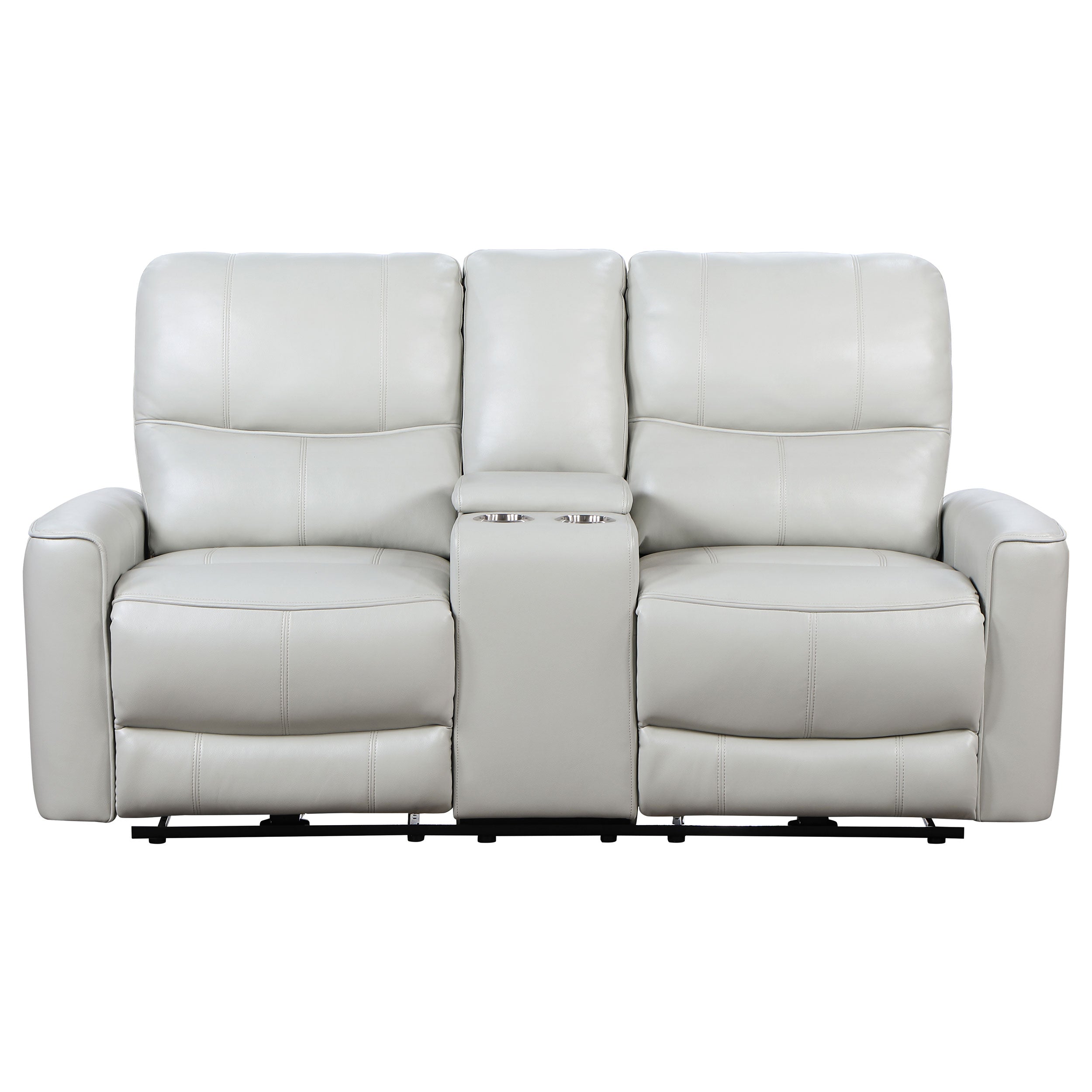 Denson Dove Power Reclining Loveseat