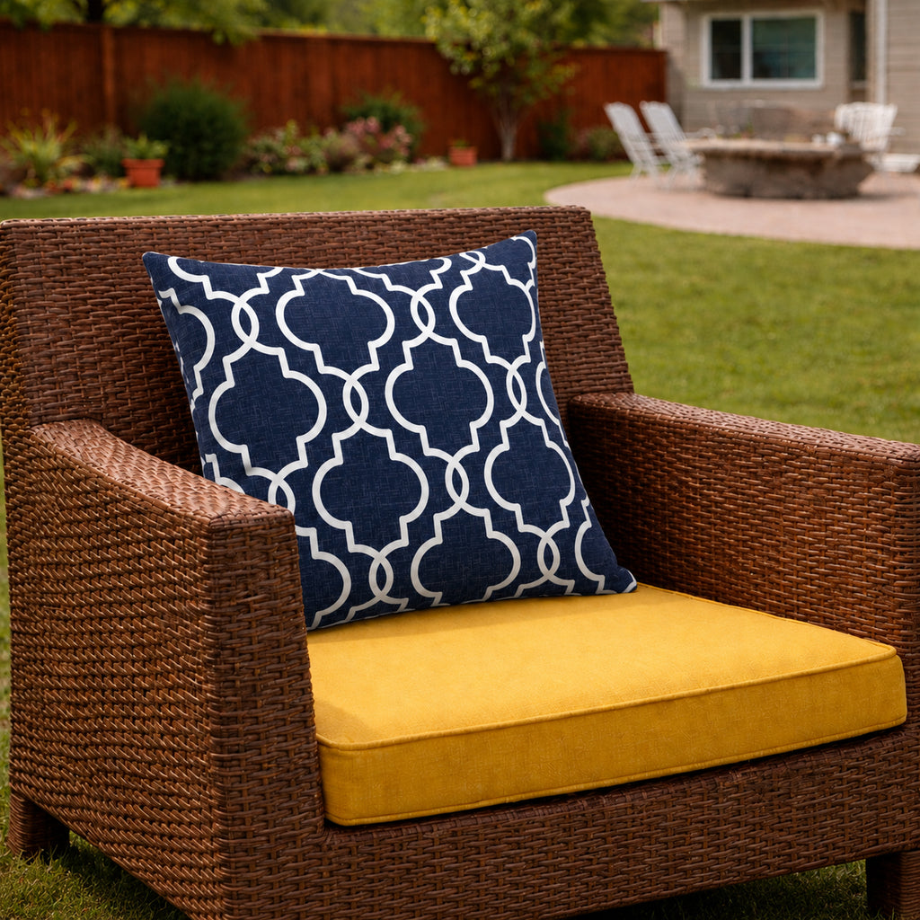 4 Pack Outdoor Lumbar Pillow Covers - 20x20 Inch