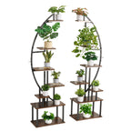 7-Tier Indoor Plant Stand with Grow Lights