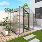 Heavy Duty Aluminum Greenhouse 6x6 FT