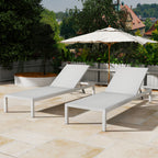 Outdoor Chaise Lounge Chair Set of 2