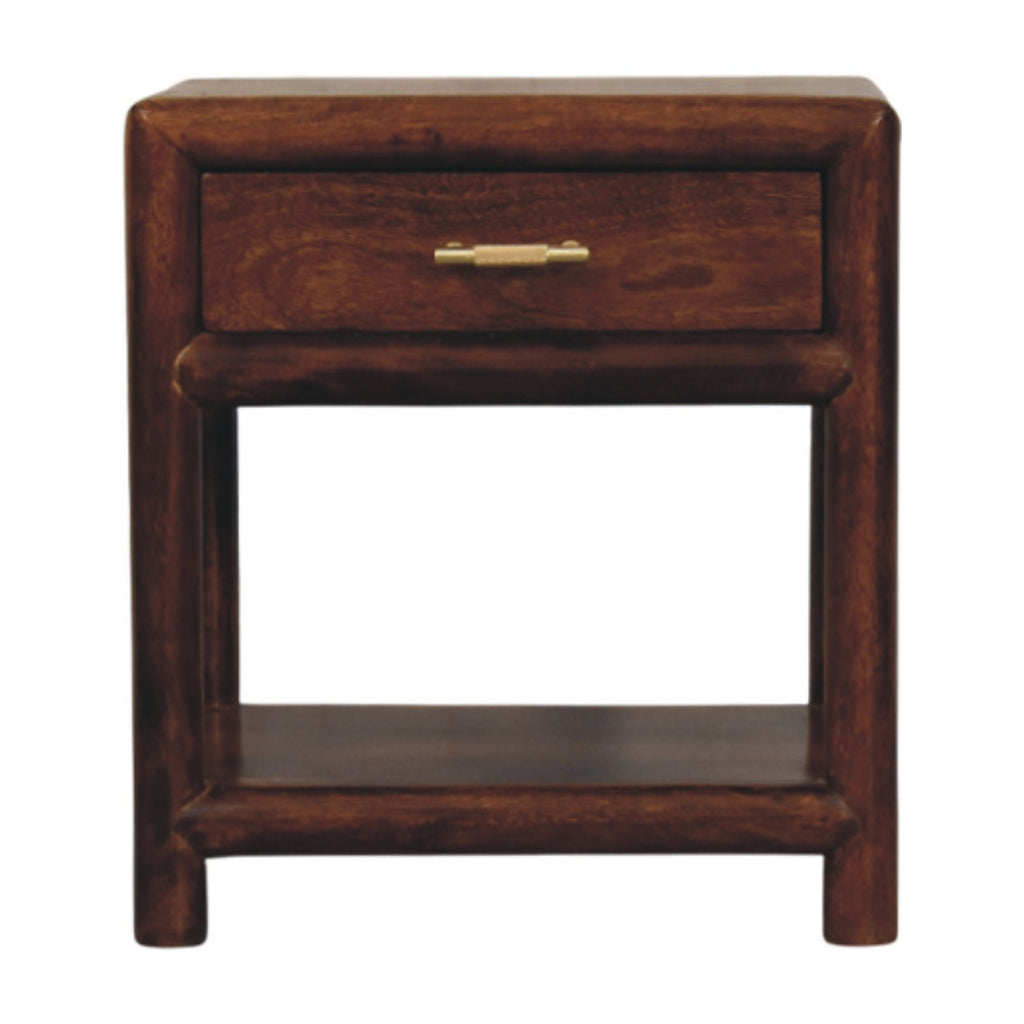 Solid Wood Regency Chestnut Nightstand