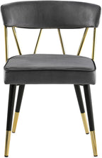 Glam Velvet Dining Chair Set of 2