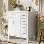 30" Bathroom Vanity with Ceramic Sink