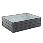 4x3x1ft Metal Raised Garden Bed