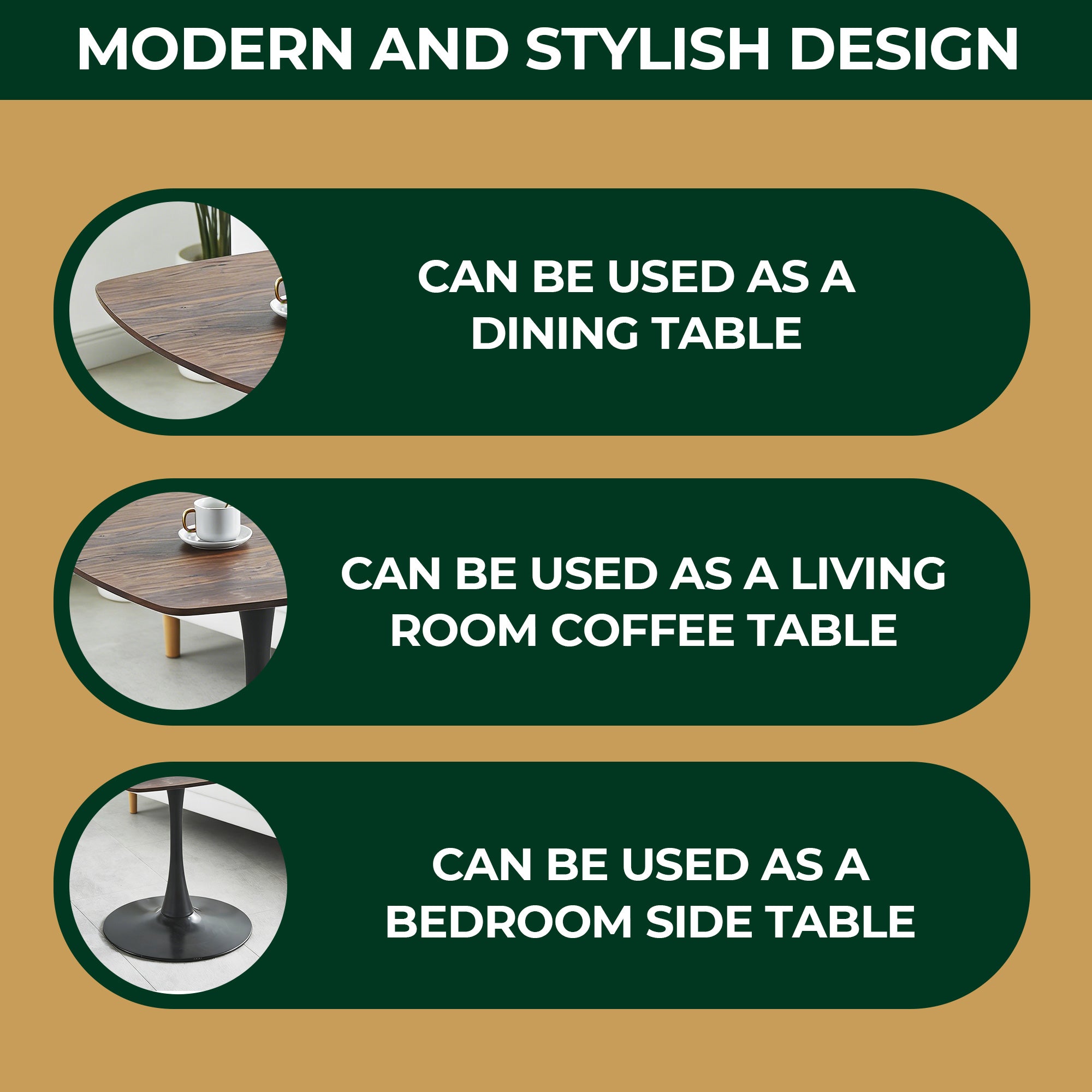 31.5 Inch Dining Table