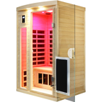 Two-Person Hemlock Far-Infrared Heating Sauna