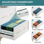 31.49-Inches Modern Lateral File Cabinet