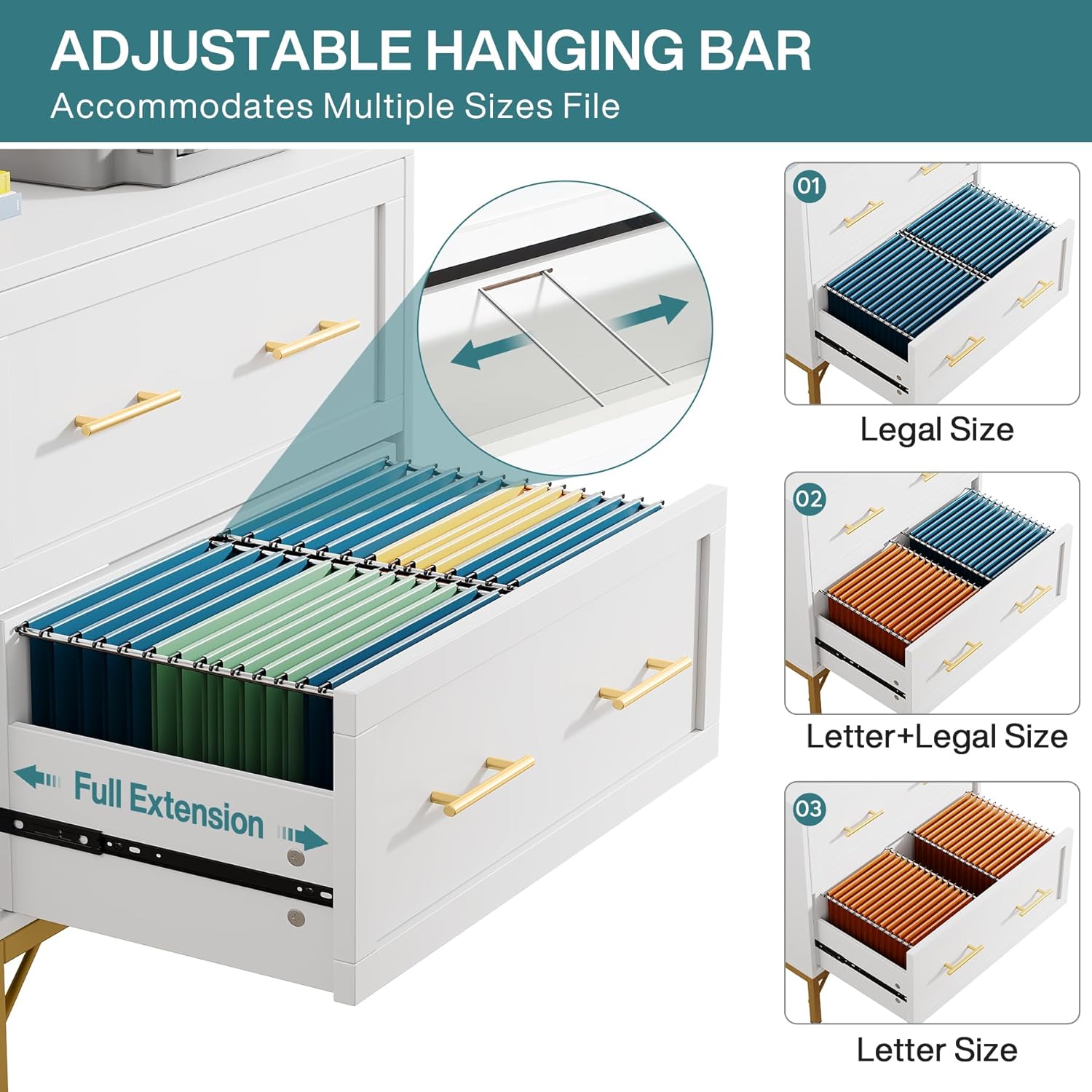 31.49-Inches Modern Lateral File Cabinet
