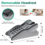 Ergonomic 27° Memory Foam Support Pillow for Couples