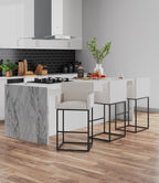 Ambassador Metal Upholstered Counter Stool