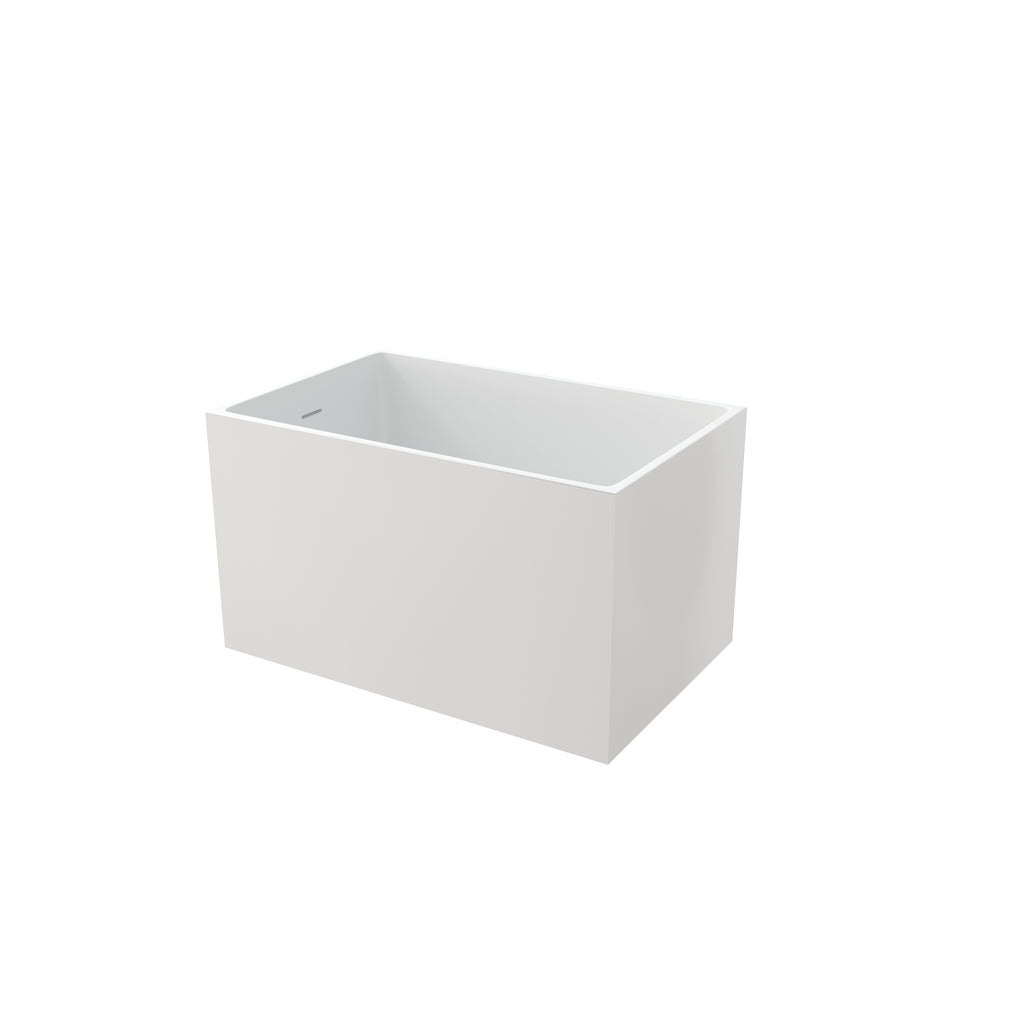 43" Acrylic Freestanding Bath Tub - Modern Soaker
