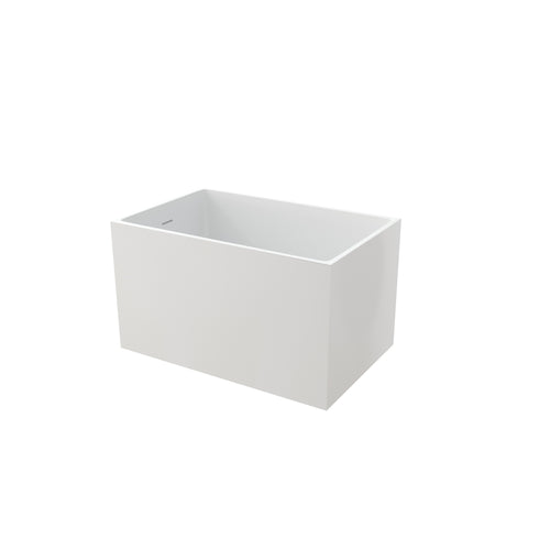 43" Acrylic Freestanding Bath Tub - Modern Soaker