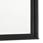 Opel Modern Beveled Bedroom Mirror with Deep Frame Profile