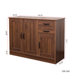 Modern Wood Buffet Sideboard with Storage