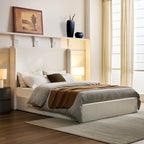 Carmen Upholstered Wingback Bed - California King