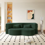 Modern Floor Sofa with 2 Pillows