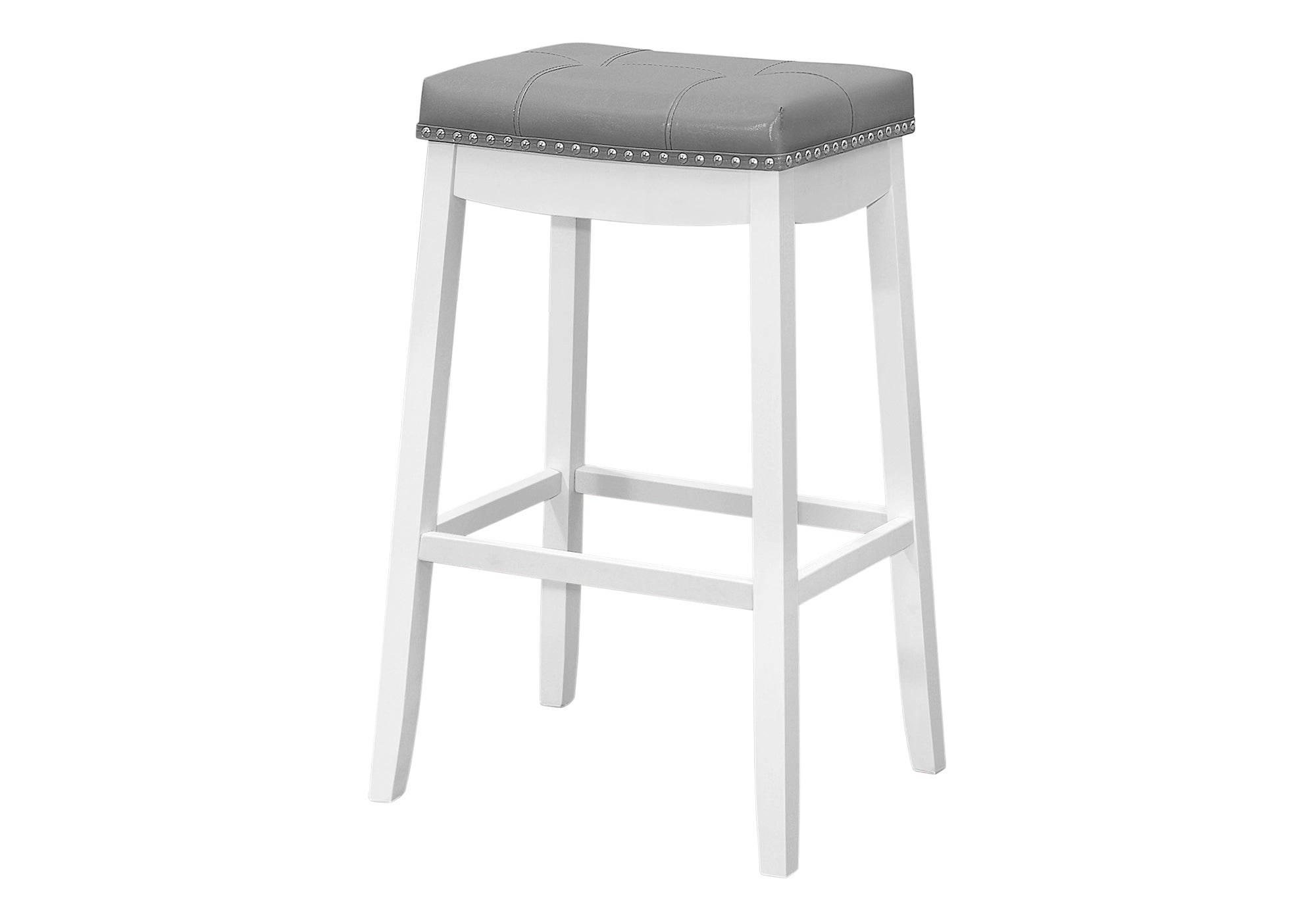 Bar Stool Set Of 2, Bar Height, Saddle Seat