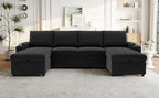 Convertible Sofa Bed - Modern U-Shaped Sectional