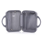 Light Gray 4-Piece Spinner Wheel Luggage Set with Cosmetic Case