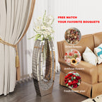 U-Shaped Tall Decorative Floor Vase