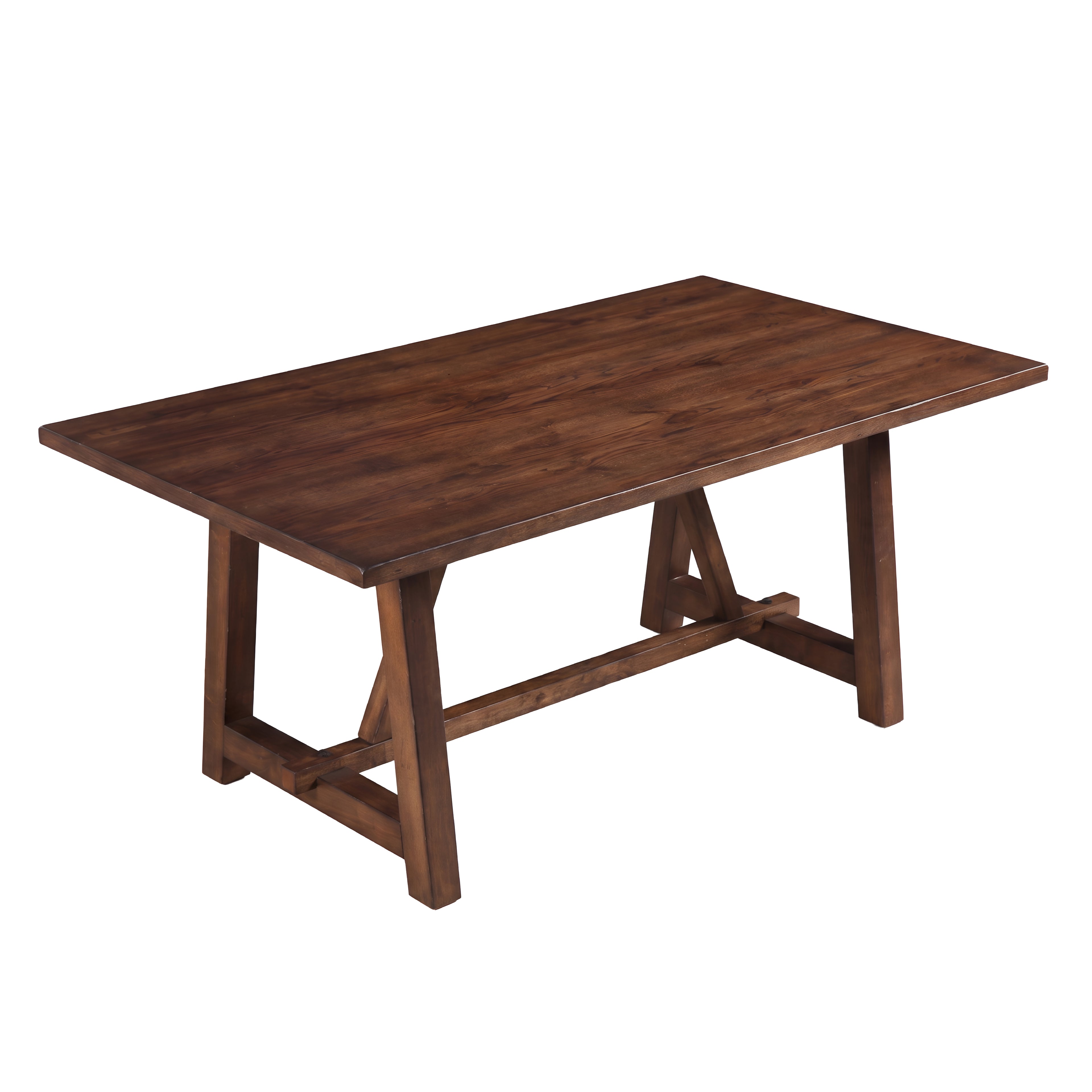 Farmhouse Style Dark Dining Table