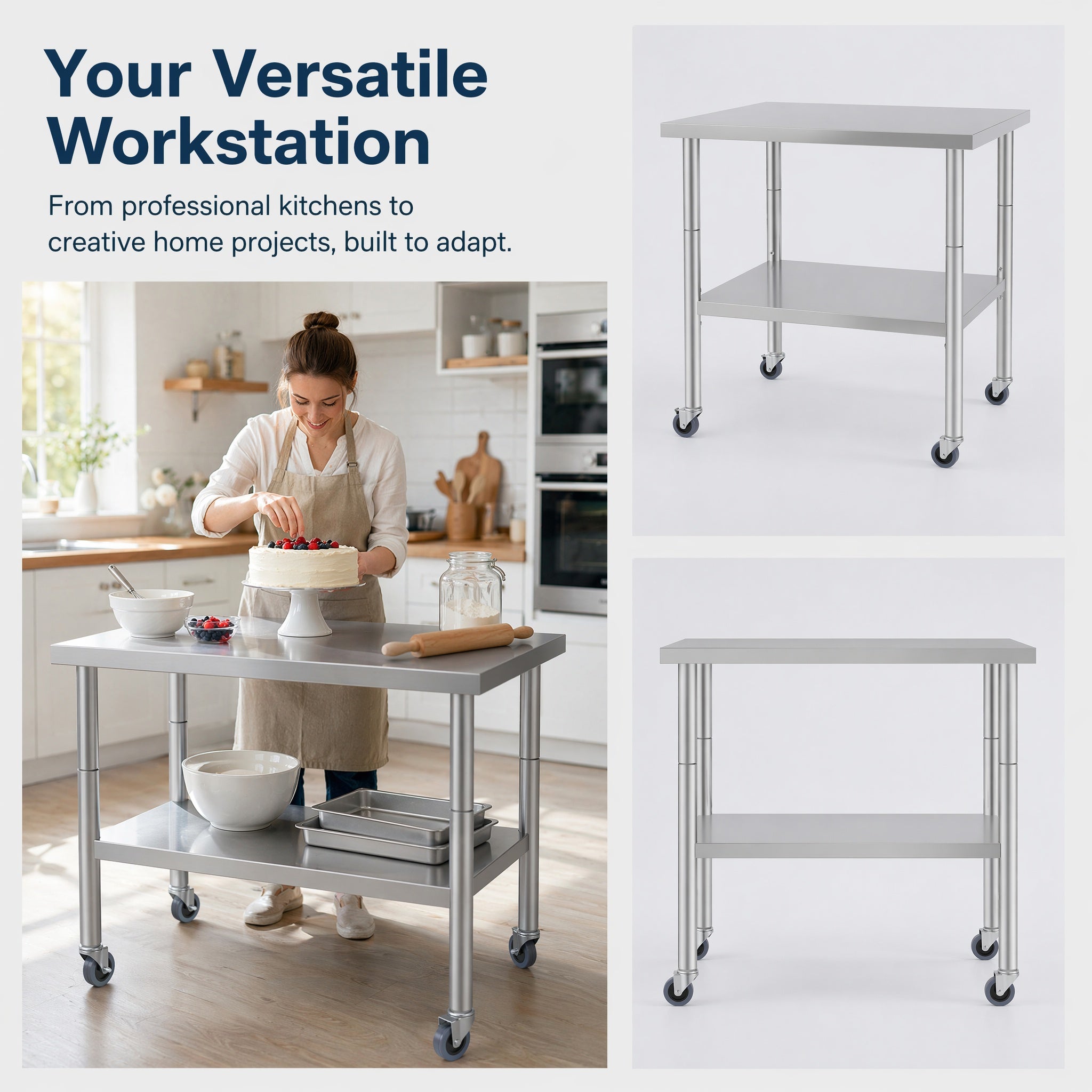 36'' x 24'' Commercial Work Table