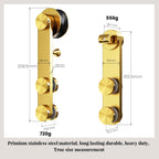 Frameless Single Sliding Shower Doors Without Soft-Close
