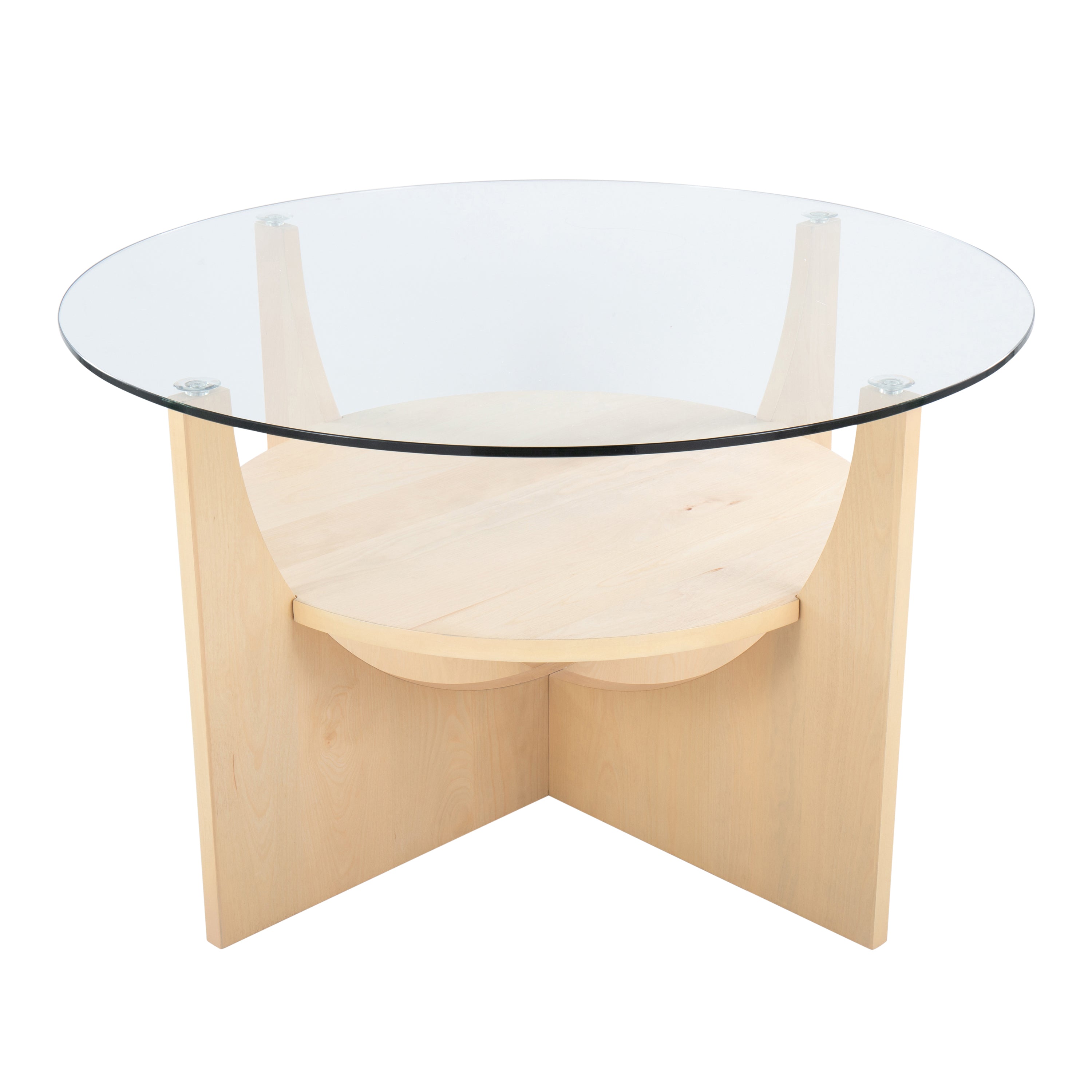U-Shaped Contemporary Coffee Table