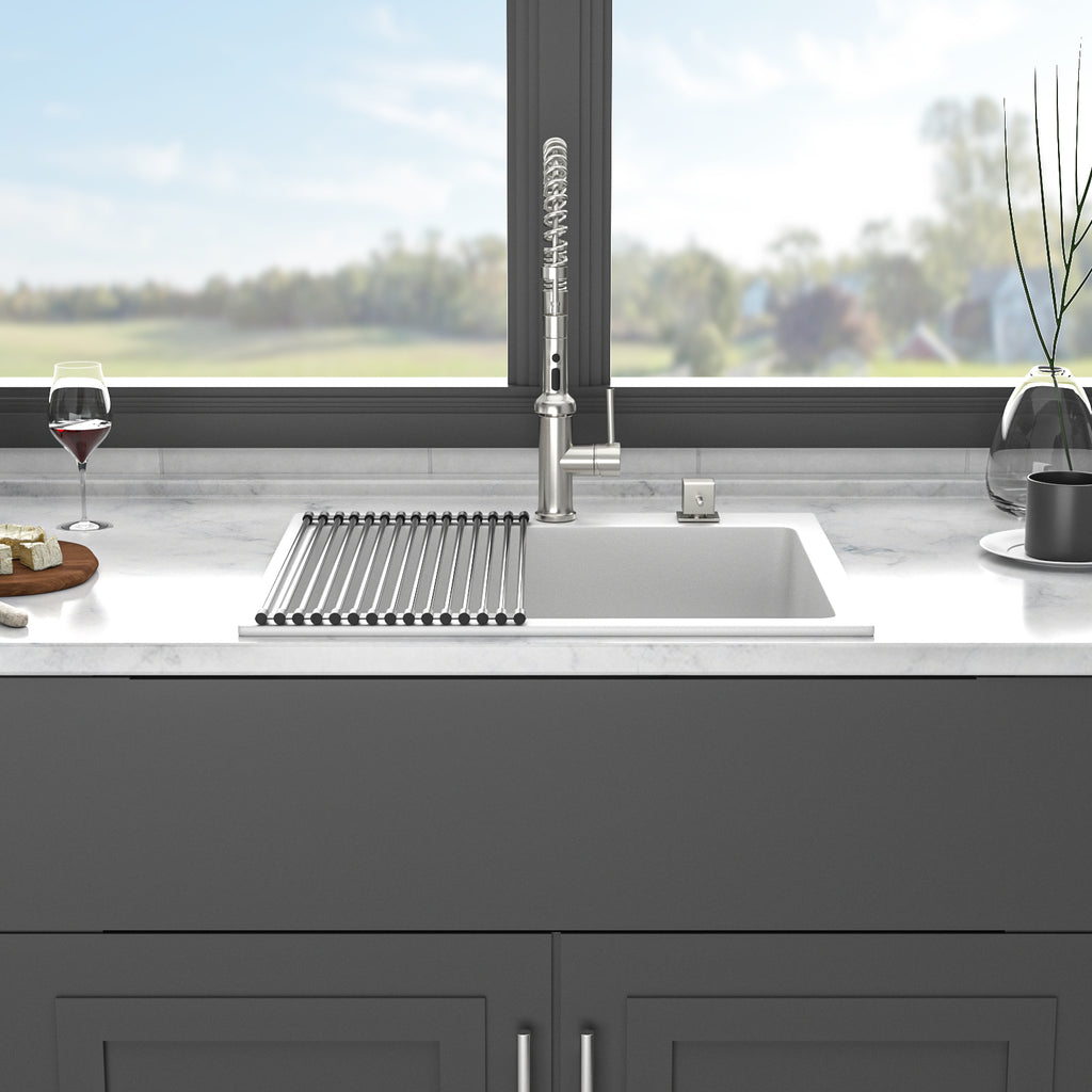 Quartz Kitchen Sink - 25 x 22" x 9.65"