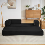Loveseat Sofa, Cloud Boneless Couches for Living Room, Modern Modular Sectional Sofa, Oversized