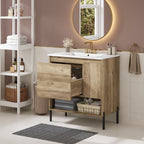 30" Modern Wood Fixture Bathroom Vanity