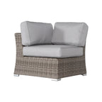 Fully Assembled 66" Outdoor Wicker Loveseat with Cushions