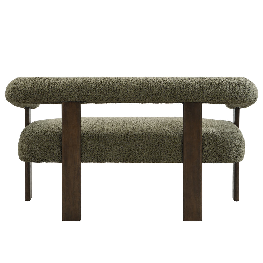Round Armrest Loveseat