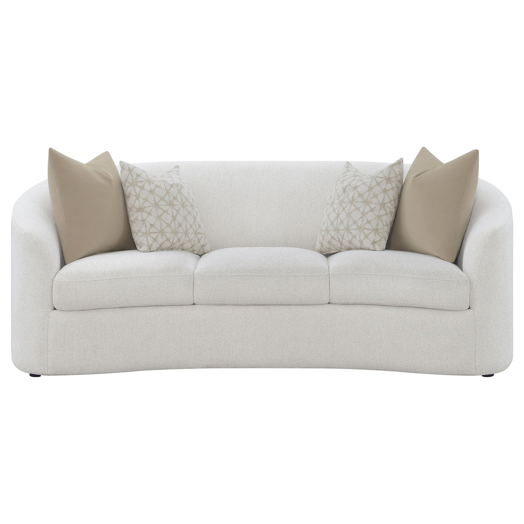 Rory Latte 2-Piece Sloped Arms Living Room Set