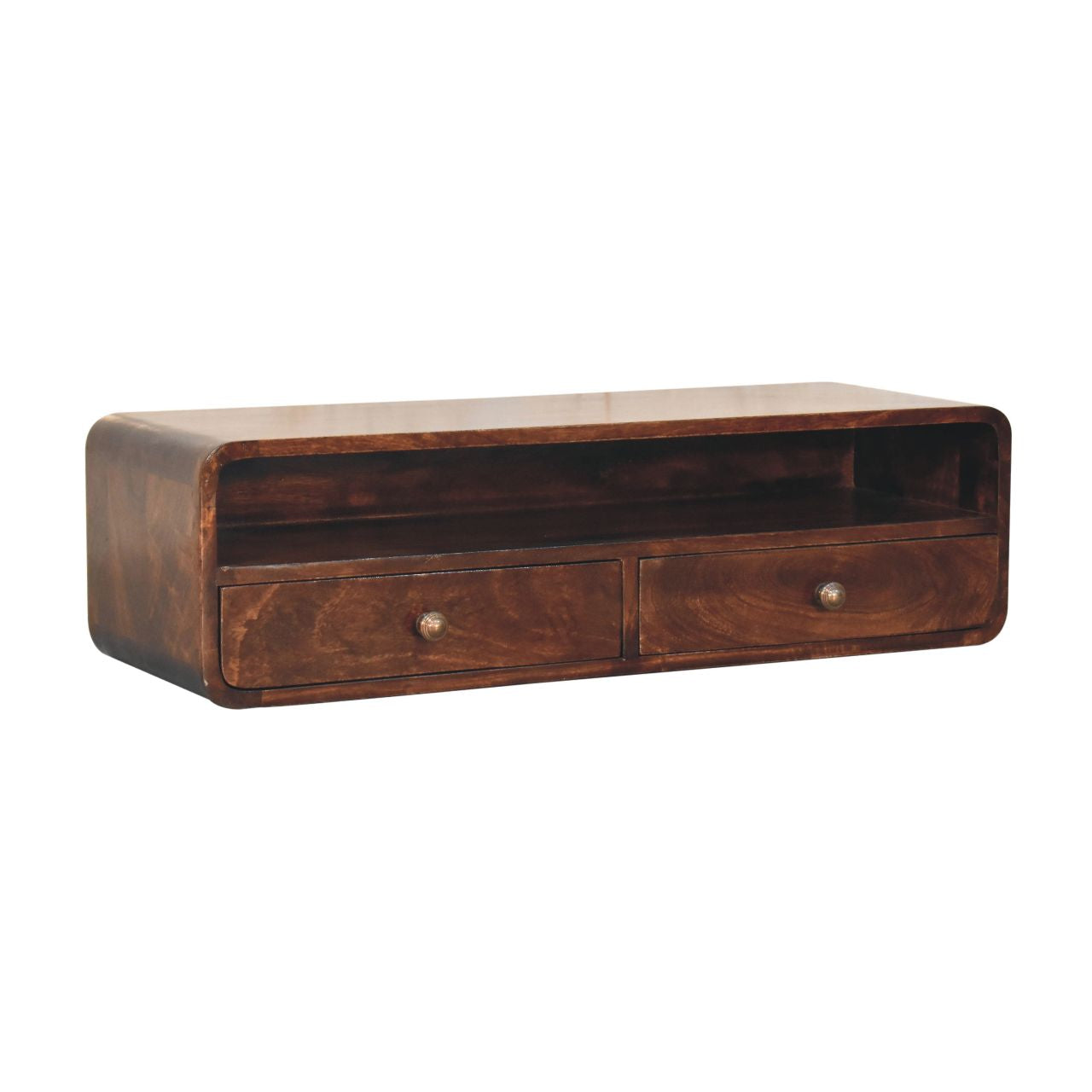 Solid Wood Floating Console Table
