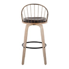 30" Urban Fixed-Height Barstool with Swivel
