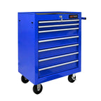 7 Drawers Multifunctional Tool Cart with Wheels - Blue
