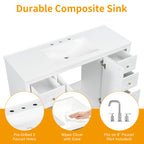 48" Bathroom Vanity with Sink Top
